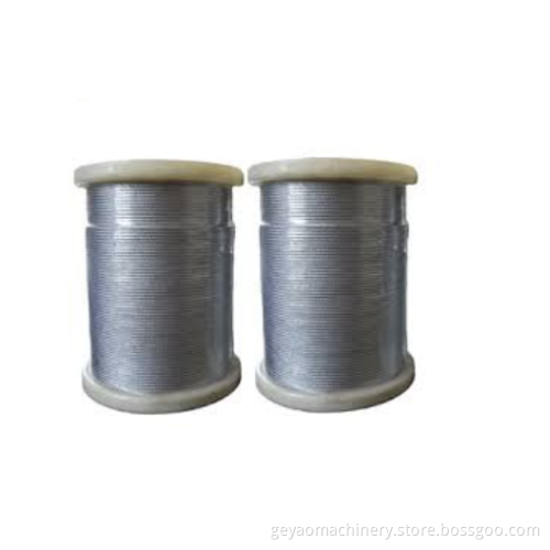 Vinyl Coated Galvanized Steel Cable 7x19-Aircraft Cable(Linear Foot)